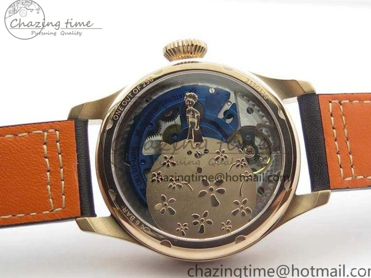 MIROTIME 0302 Big Pilot Real PR IW502701 RG YLF 1:1 Best Edition Blue Dial On Calfskin Strap A Classic 7225